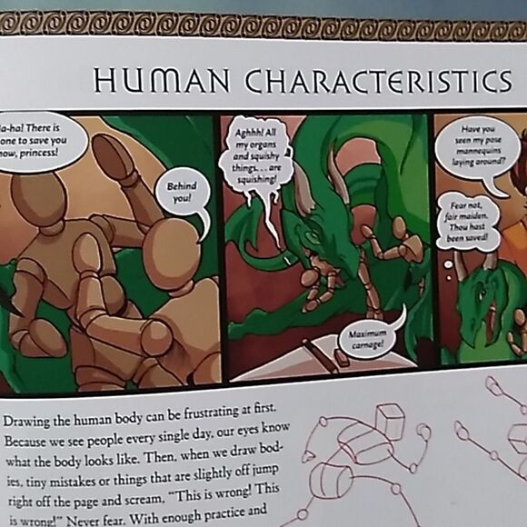 DragonArt Fantasy Characters how to draw fantastic beings guidebook paperback - Picture 8 of 16